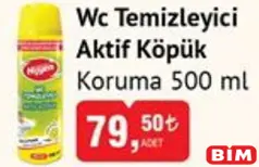 KORUMA WC TEMİZLEYİCİ AKTİF KÖPÜK 500 ML KORUMA WC TEMİZLEYİCİ AKTİF KÖPÜK 500 ML
